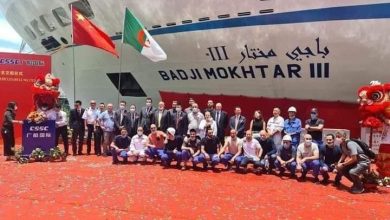 Photo of Algérie Ferries : Cérémonie de réception du Ferry « Badji Mokhtar III » en Chine